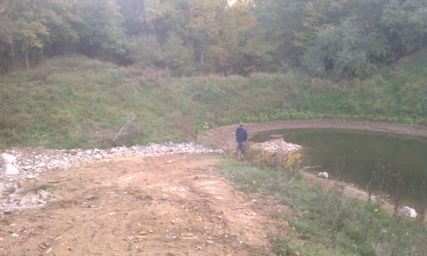 Ann Arbor, Michigan detention pond maintenance