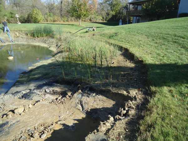 Flushing (n 2013 Northville, Michigan Wayne county  Retaining wall pond Michigan (13) resized 600
