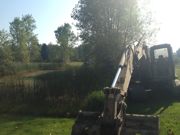 Ottisville, Michigan Removing pond weeds pond care (3) resized 600