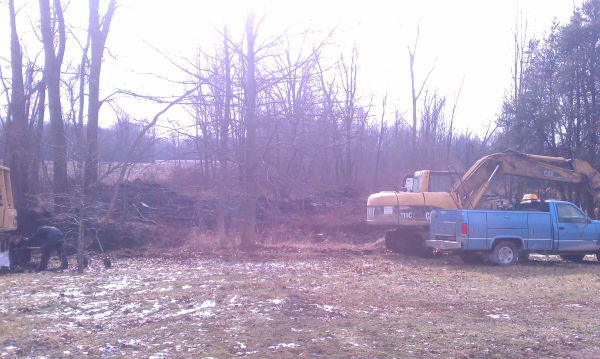 Perry, Michigan N DNR pond construction MDEQ fish pond Michigan (12) resized 600