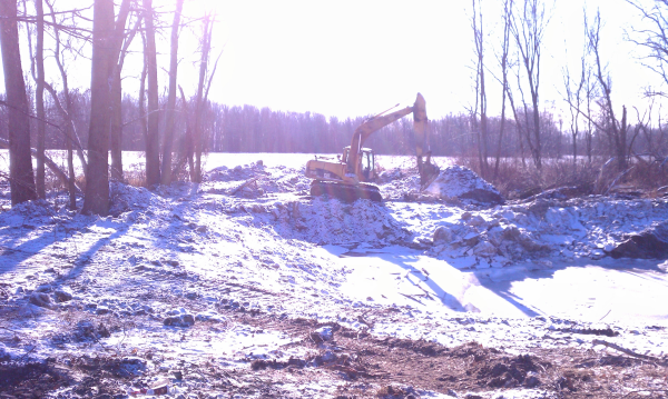 Perry, Michigan N DNR pond construction MDEQ fish pond Michigan (19) resized 600