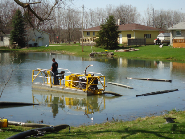 pond dredging equipment rental near me