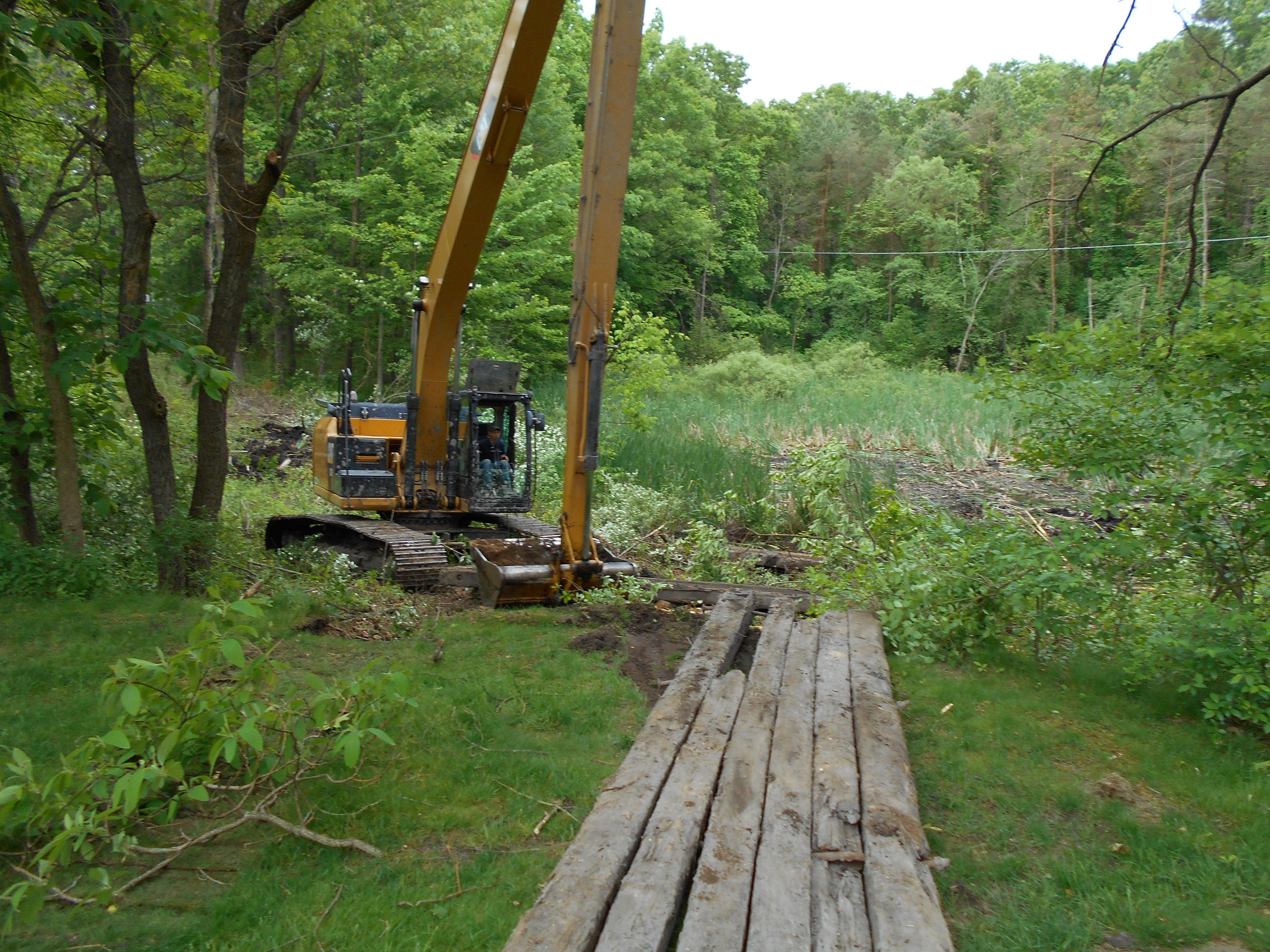 Ada, MI clean out swamp new pond (1) (N)