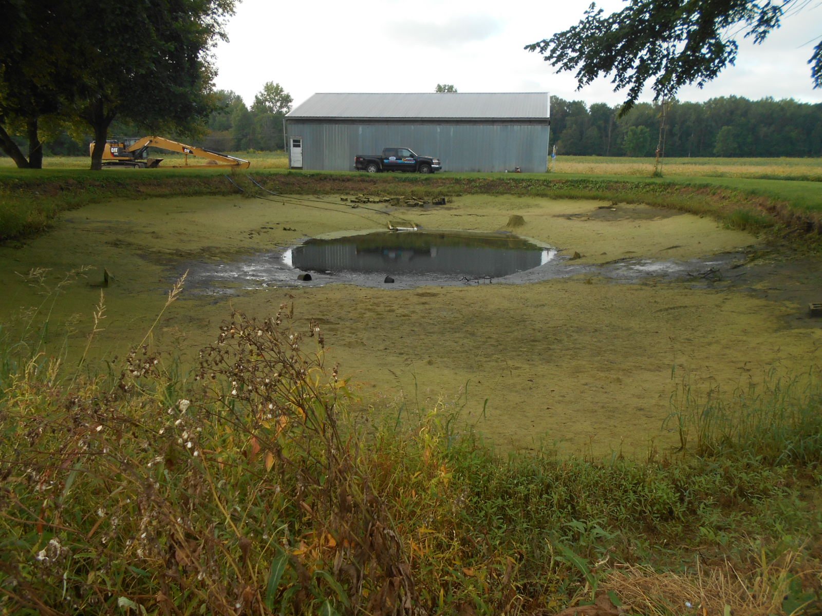 Burt, MI Pond Clean Out (7)