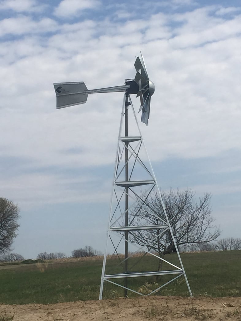 Fowlerville, MIchigan pond construction Michigan windmill (N) (11)