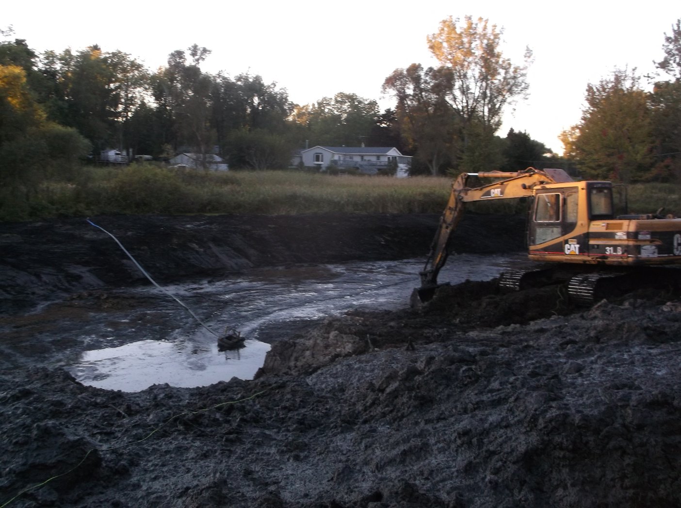 Haslett, Michigan backyard pond construction (N) (30)