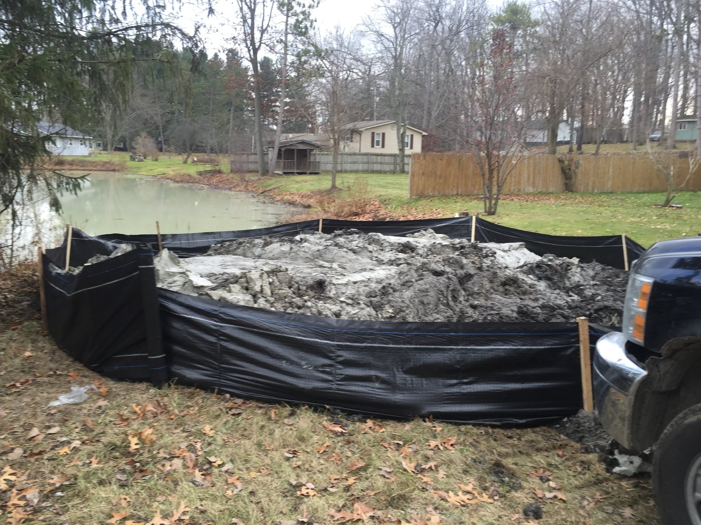 Hillsdale, Michigan Canal maintenance dredging  (41)