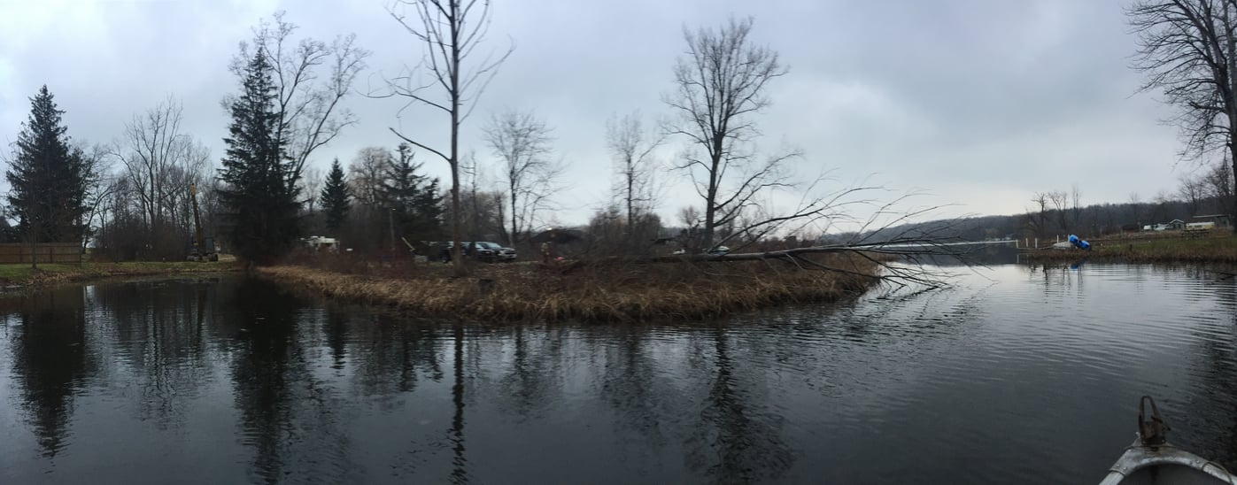 Hillsdale, Michigan Canal maintenance dredging  (48)