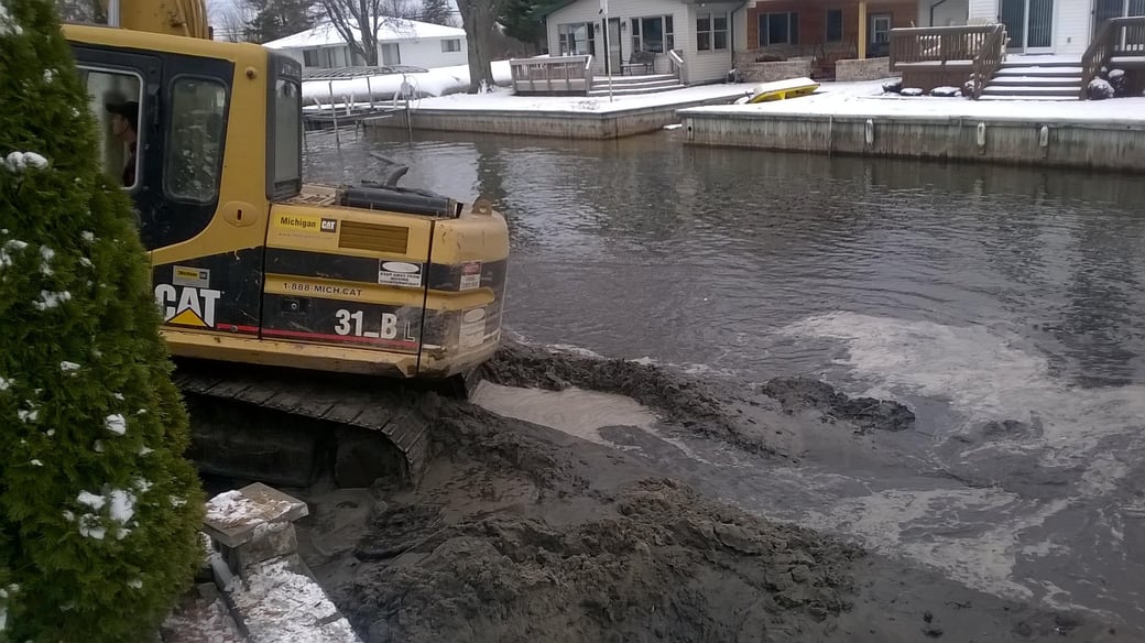 Houghton Lake, Michigan boat access dredging Michiagn  (94)