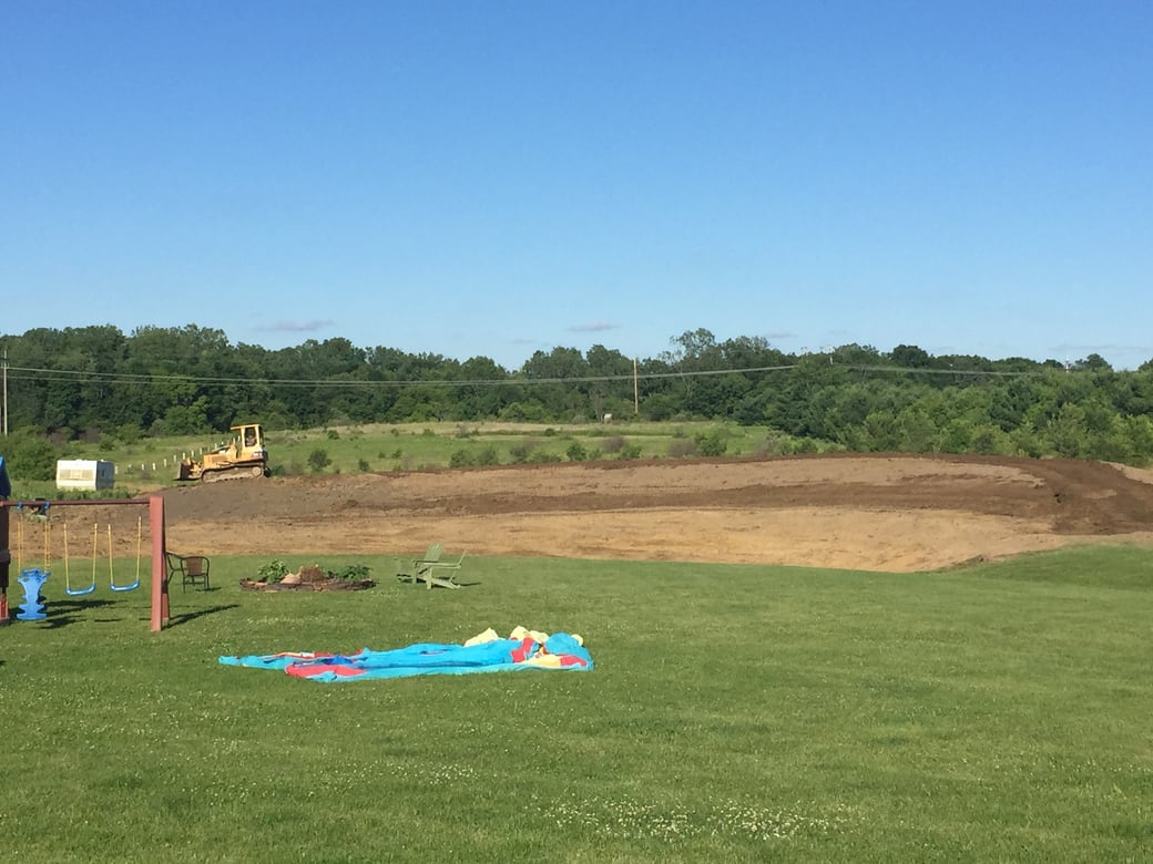 Mt Morris, Michigan New pond construction  (N) (38)