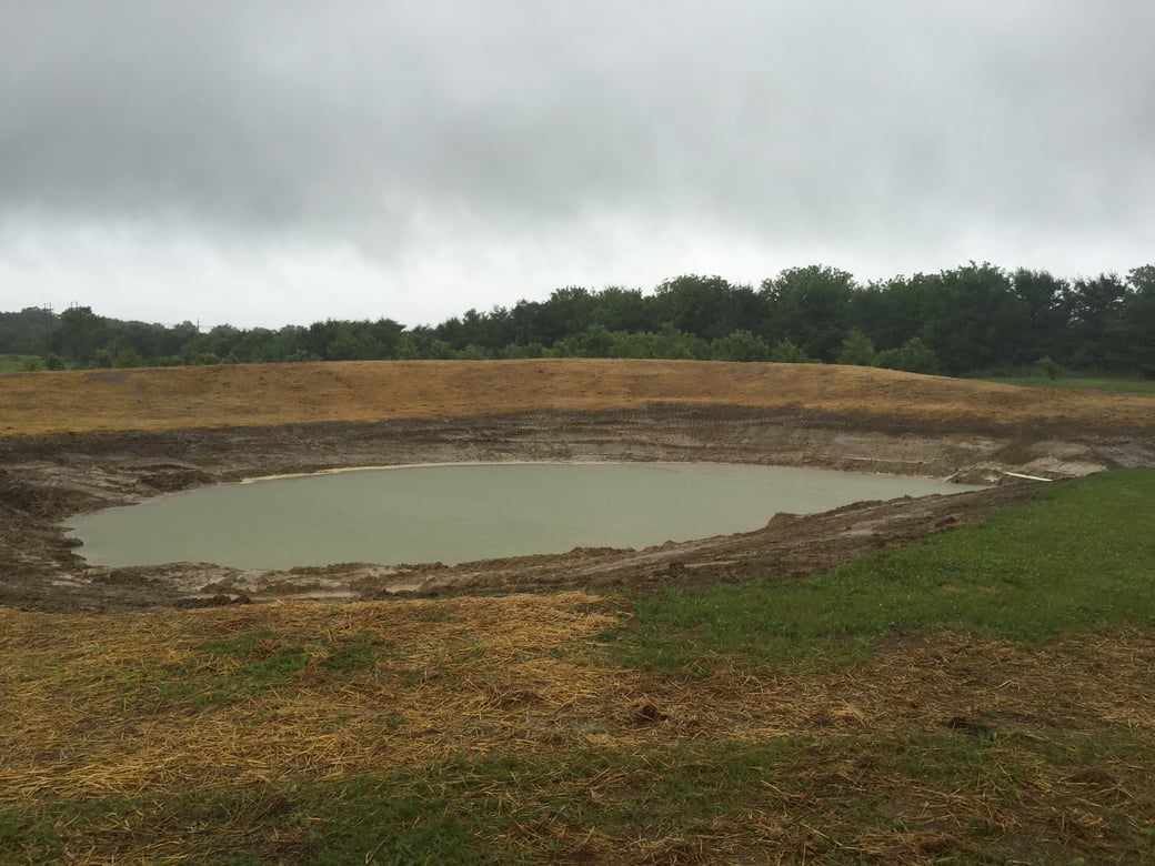 Mt Morris, Michigan New pond construction  (N) (42)