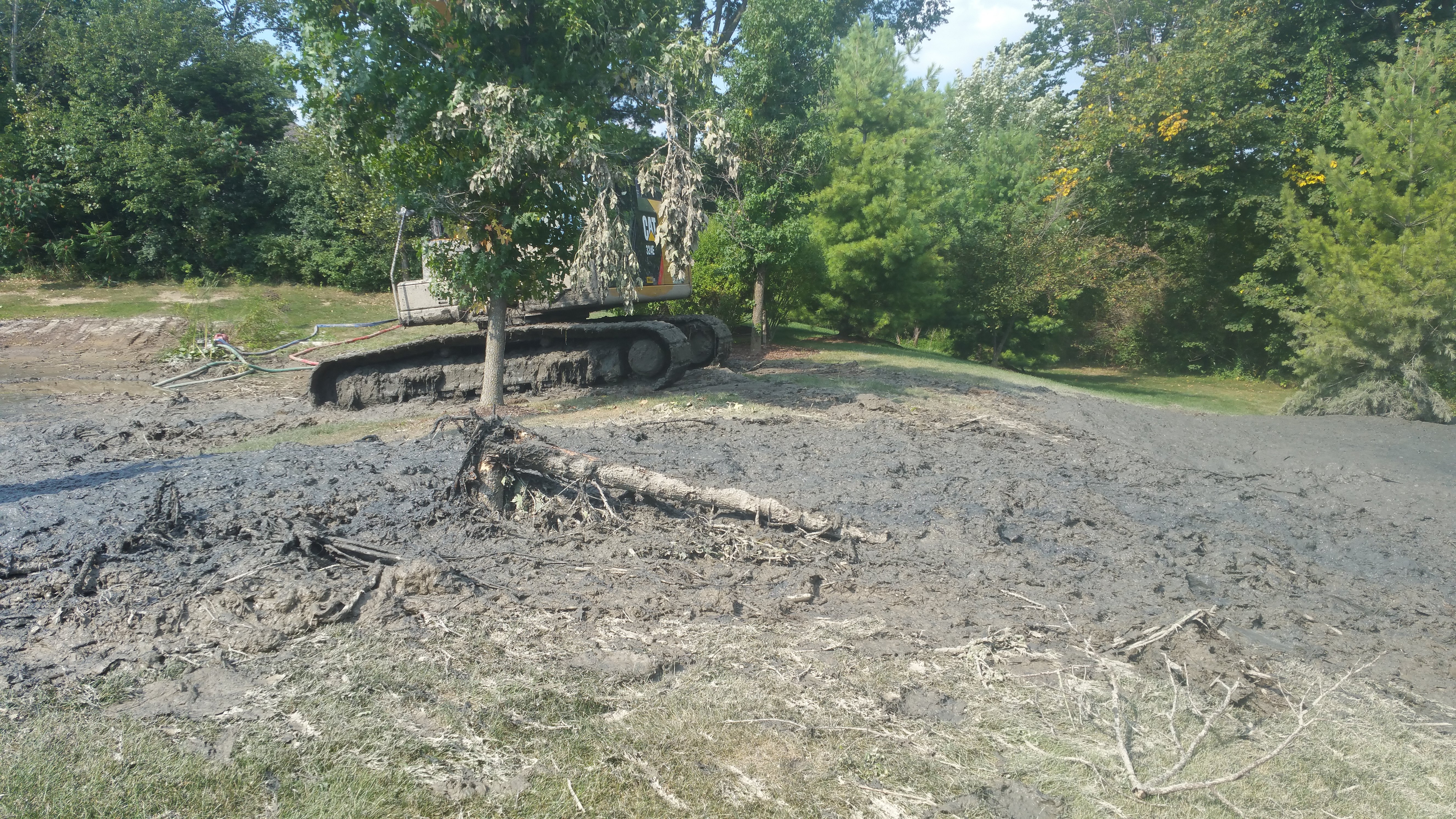 Novi, Michigan Retention Pond Maintenance (25)