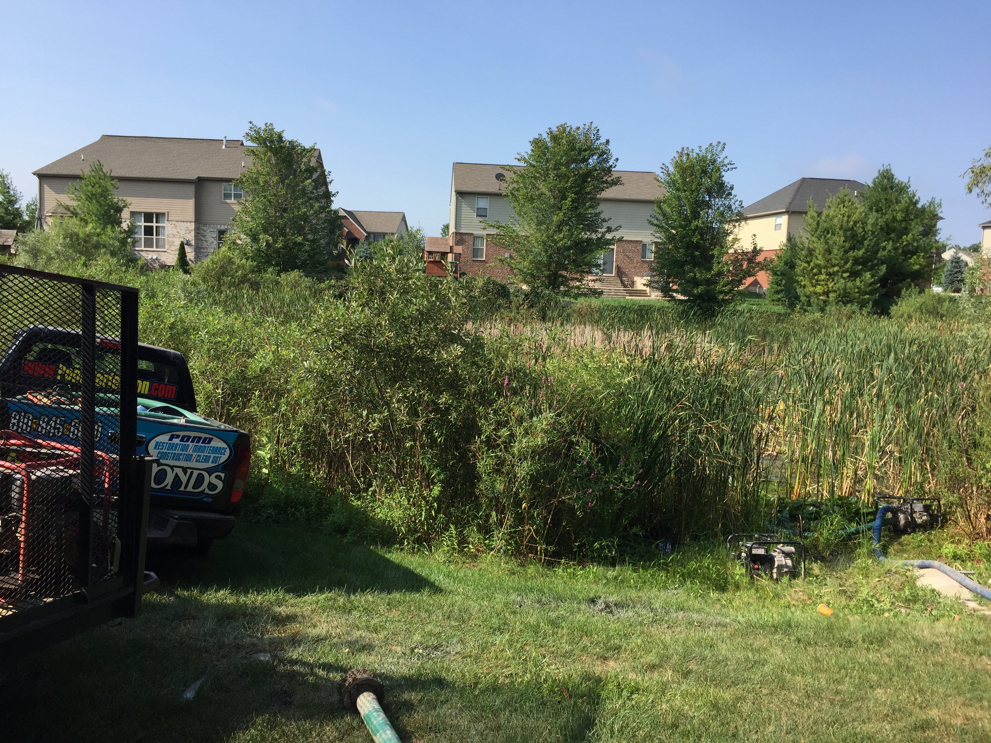 Novi, Michigan Retention Pond Maintenance (43)
