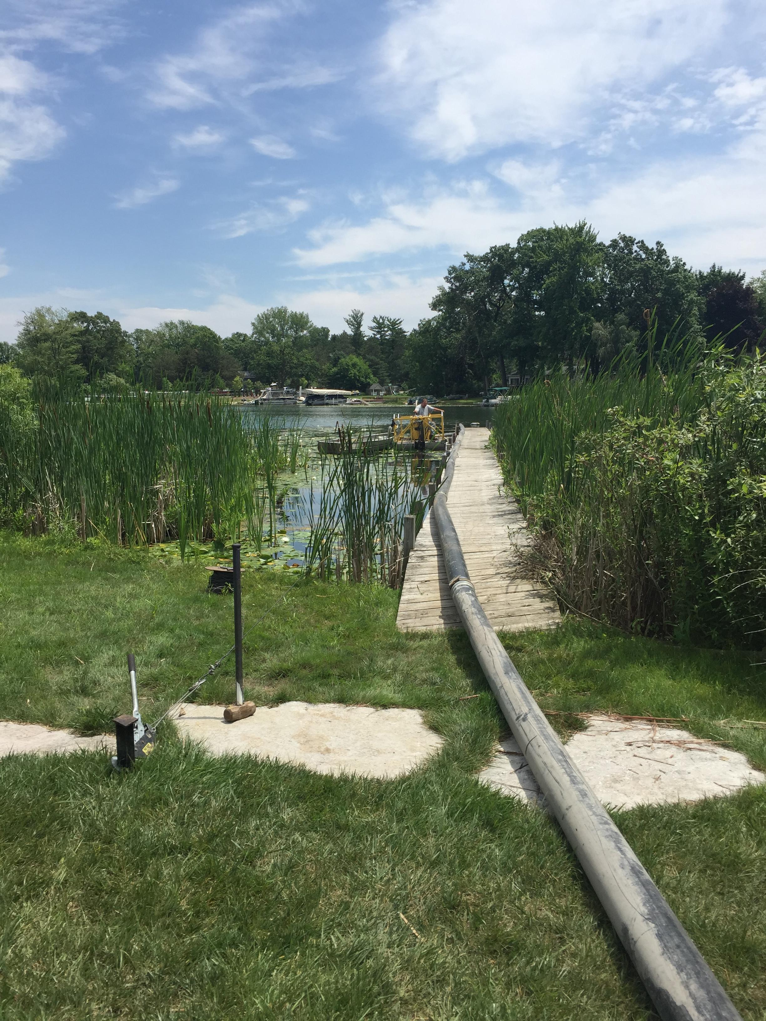 Fenton, Michigan lake front dredge  (20).jpg