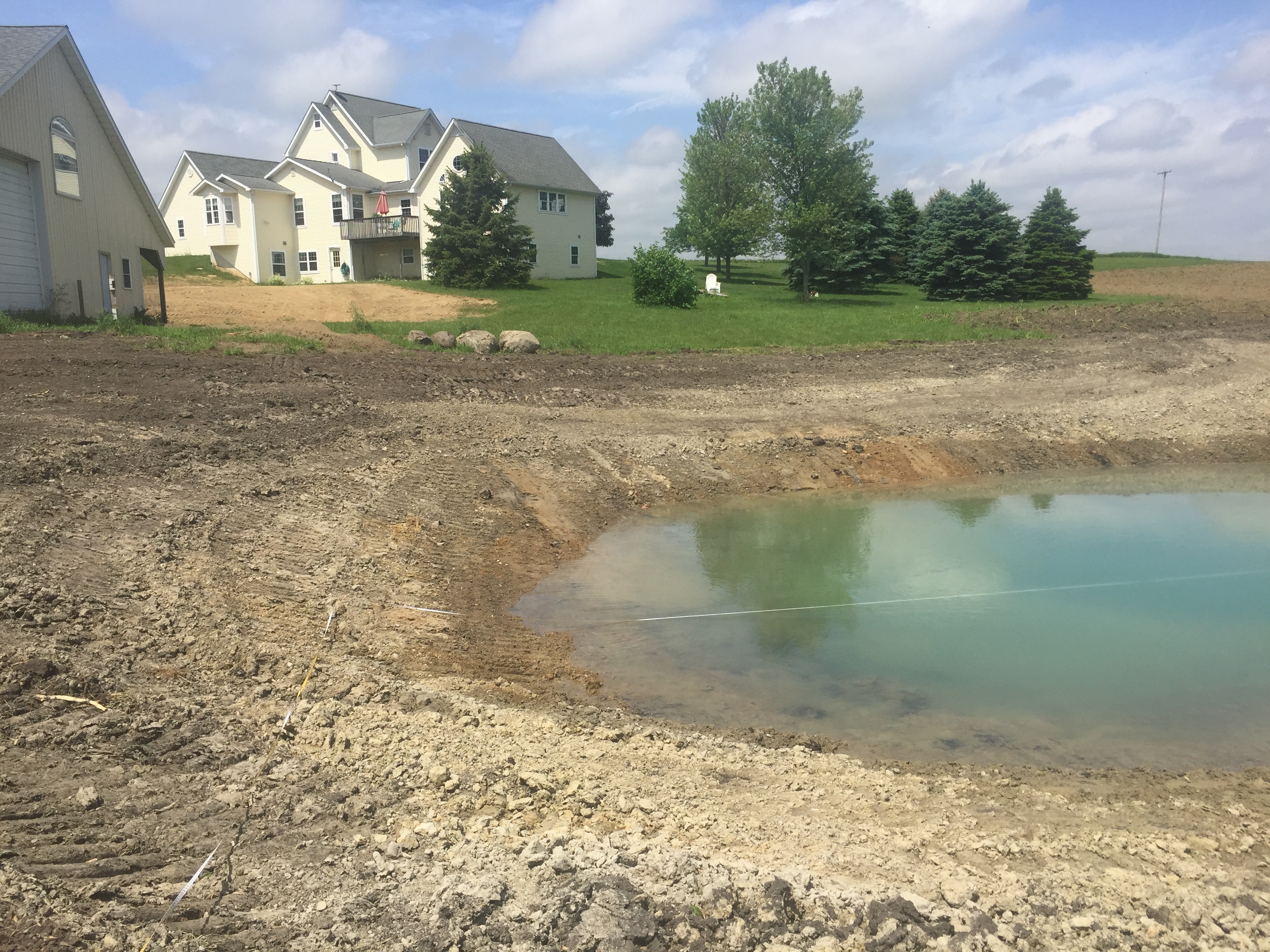 Fowlerville, Michigan Pond construction Michigan (3).jpg